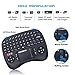 VicTsing 2.4GHz Mini Wireless Keyboard with Touchpad Mouse Below Designed, Long Battery Life, Handheld Remote Control Keyboard Perfect for Raspberry Pi 3/PC/Android TV Box/HTPC/X-Box -Black
