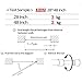 AIZESI Spring Tension Curtain Rods Short Tension Rod (White,27
