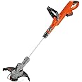 BLACK+DECKER 20V MAX 2-in-1 String Trimmer/Edger, 12-in with Automatic Line Feed & Power Drve Transmission (LST300-CA)