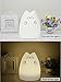 SCOPOW Cat Children Night Light Nursery [ Sensitive Tap Control, USB Rechargeable, Warm / White Light, 7-Color Breathing Light ] Cute Night Lamp for Girlfriend Adult Kid Adult Baby Bedroom