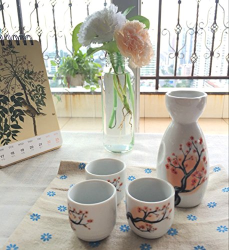 3 Tosnail+pcs+Ceramic+Japanese+Sake