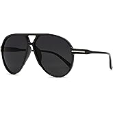 FEISEDY Retro Oversized Sunglasses for Women Men Classic 70s Trendy Sun Glasses Vintage Shades B0289