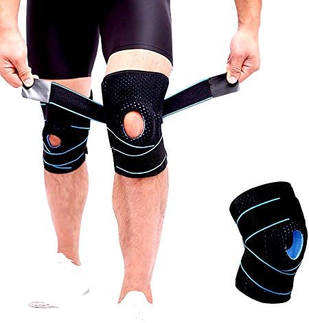 Knee brace for arthritis, ACL and meniscus tear,Open-Patella Stabiliser, Adjustable Brace,Best kneepad support for Sports Injury Rehabilitation & Protection against Reinjury, running, walking, cycling, basketball, gardening