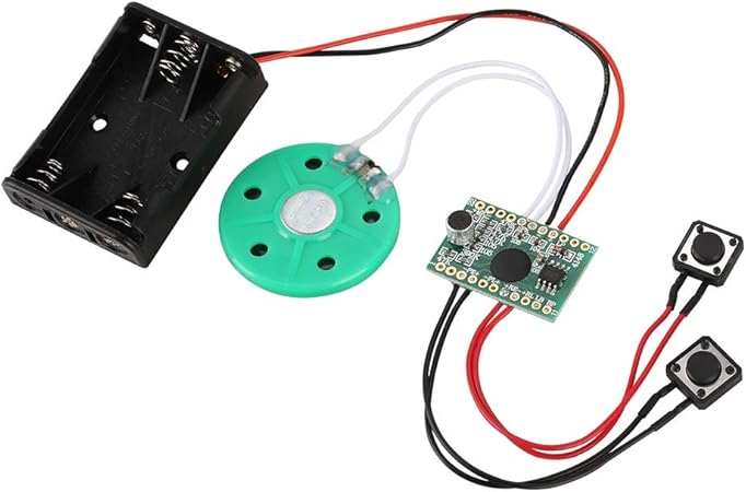 Amazon 音声カードモジュール 60秒録音再生 Diy グリーティング カードモジュールケーブル 拡張グリーティングカードモジュールケーブル 10cm ギフトボックス 宝石箱 工芸品 子供のおもちゃなど用 電気 電力 おもちゃ