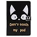 iPad Mini 1/2/3 Case,LittleMax(TM) Smart Kickstand Flip Wallet Case for iPad Mini/Mini 2 with Retina/Mini 3 Leather Protective Case Cover [Free Cleaning Cloth,Stylus]-1 Don't Touch Cat