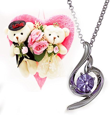 デバリエ Y441k Vio 12月誕生日プレゼント ネックレス レディース 女性 人気 母 贈り物 クマぬいぐるみ