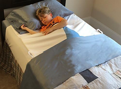 Luxurious Waterproof Bed Wetting Pad Protects Top and Bottom Sheets, Blanket, Comforter and Mattress from Bed Wetting. Replaces Waterproof Sheets and Bottom only Pads. Patent Pending.