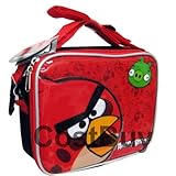 ANGRY BIRDS New LunchBox Lunch Bag RED, Licensed