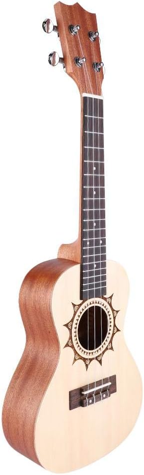 23 inch Spruce Painted 4 String Ukelele Hawaii Guitar Beginner Ukelele Start Kit Musical Instrument