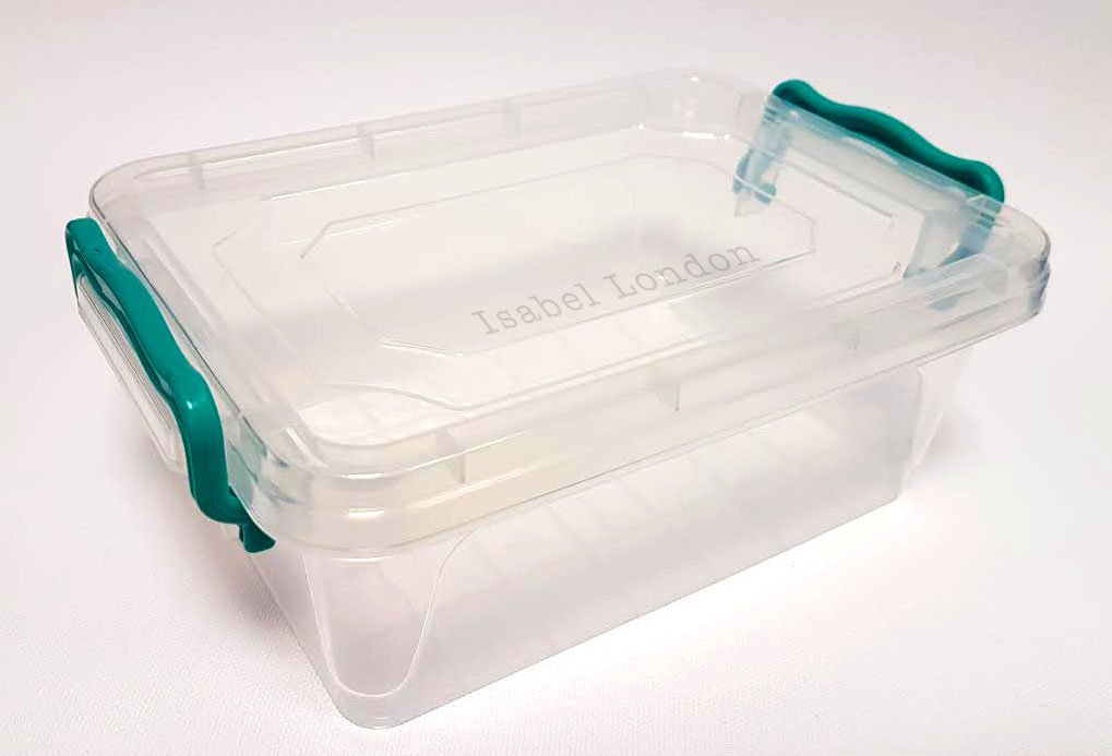 Buy 10x 600ml Plastic storage Container with Clip It Lid. Rectangle