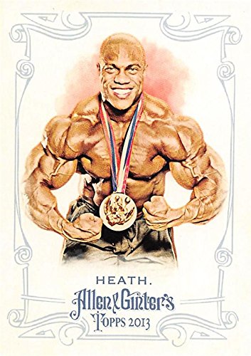 Phil Heath trading card (Bodybuilding, Mr. Olympia) 2013 Topps Allen Ginters #85