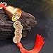FIANUP Chinese Feng Shui Bell with 5 Coins for Wealth and Healthy Good Luck Car Home Hanging Pendant Wind Chime