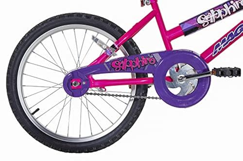 Dynacraft 8109-25ZTJ Girls Sapphire Magna Bike, Silver Pink, 20