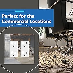 LIDER Double Decorator Wall Plate, Impact