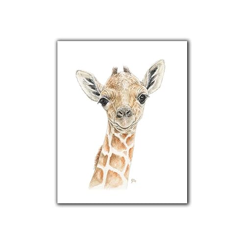 giraffe nursery art