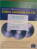 Video Lectures on CD with Solution Clips for Intermediate Algebra 0321449592 Book Cover