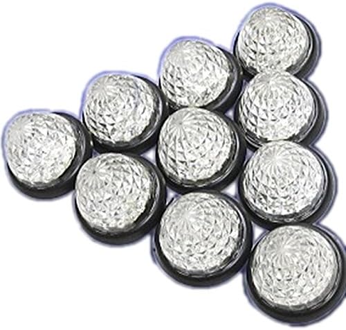 Amateras 16連 Led サイドマーカー 10個セット クリスタルカット トラック 24v 専用 汎用 高輝度 車用 格安 キャンペーン エコ仕様 Am181 ドーム型 ブルー 青