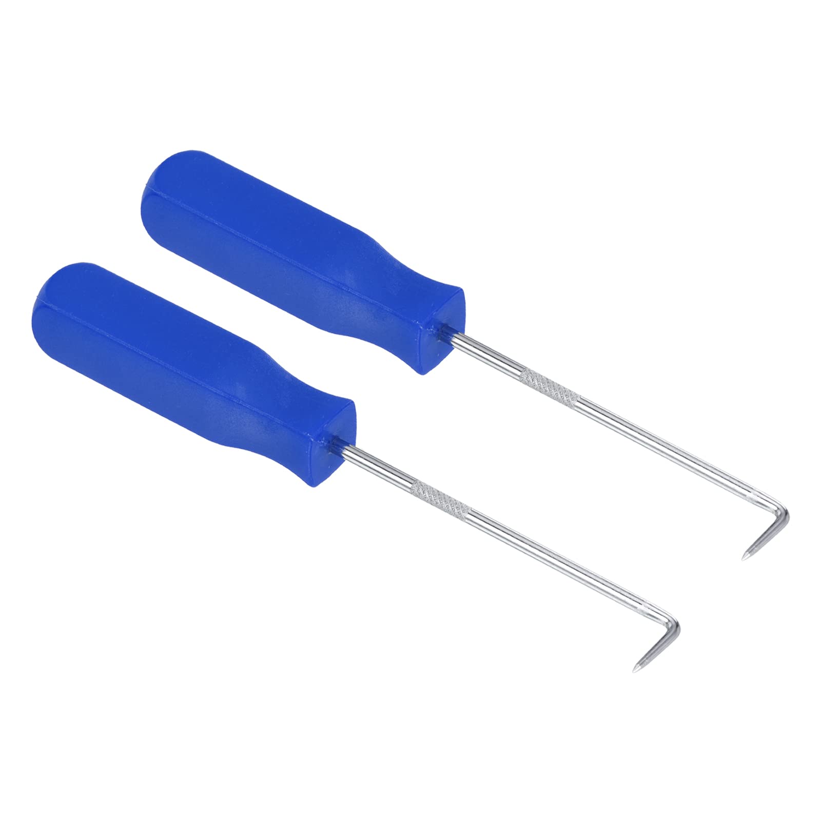 PATIKIL O-Ring 90 Degree Picks 142mm, 2 Pcs Oil Seal Gasket Precision Screwdriver Puller Remover Removal Tool, Blue