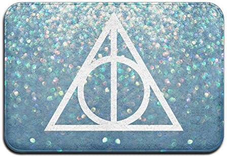 ZHEME Harry Potter And The Deathly Hallows Home Furnishing Kitchen NonSlip Mat 23.6Lx15.7W