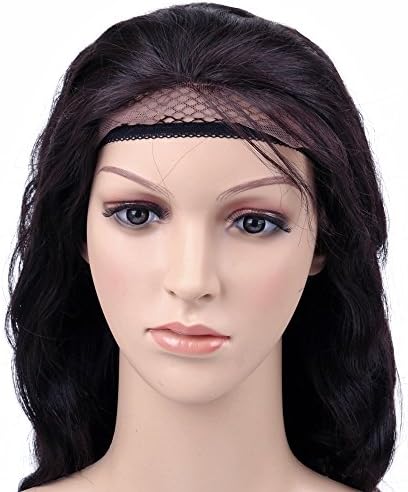HUMAN&NATURAL Remy Hair Extensions Human Hair Brazilian Body Wave Hair 130% Denisity Virgin Human Hair Lace Wigs For Black Women Natural Color (12-24)inch
