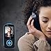 Mp3 Player with Bluetooth 16GB Sport Music Player Support up to 64GB Blue by OIKA