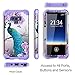 PIXIU Galaxy Note 9 case, Unique Pattern Heavy Duty Shockproof 3 in 1 hybird Rubber stury Full Body Protective case Cover Galaxy Note 9 2018 Released Peacock
