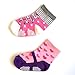 Elesa Miracle Non-skid Baby Girl Toddler Mary Jane Socks, 6 Pairs, Anti Slip, for 12-18 Months