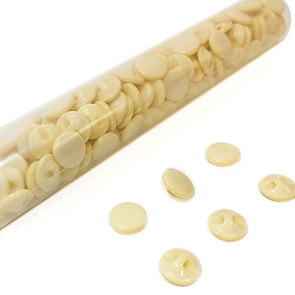 Hemispherical Resin Nazarene Buttons, 144 Pieces/Tube, Available in 13 Colors and 4 Sizes for Crafts, Sewing, Clothing and More.(103, 15mm)