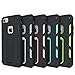 iPhone 6s Case,iPhone 6 Case,YEONPHOM Dual Layer Heavy Duty Shock-Absorption Non-Slip Bumper and Anti-Scratch Hard Back Cover with Kickstand Protective Case for Apple iPhone 6/6S(Black/Rose Gold)
