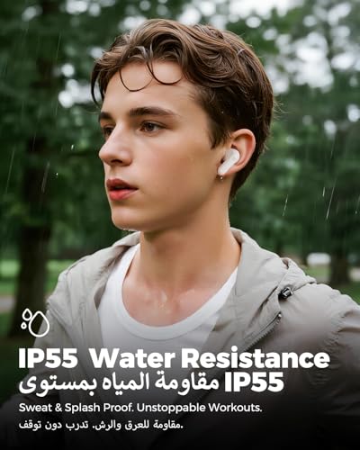 SoundPEATS Q3 Pro Bluetooth Earphones with 38dB ANC, 13mm Drivers with Powerful Bass Wireless Earbuds, BT 6.0 Earbuds Noise Cancellation, 42H, 4 Mics AI ENC Call, IP55, Fast Charge, App Customize EQ