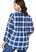 Woman Within Women's Plus Size Pintucked Flannel Shirt - Classic Red Black Plaid, M