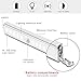 Motion Sensor Closet Lights Targherle Under Cabinet Light Wireless Portable 2 Pack 10-LED Stick-on Anywhere Night Light for Wardrobe Stairs Step Kitchen Hallway with Magnetic Strip (Battery Operated)
