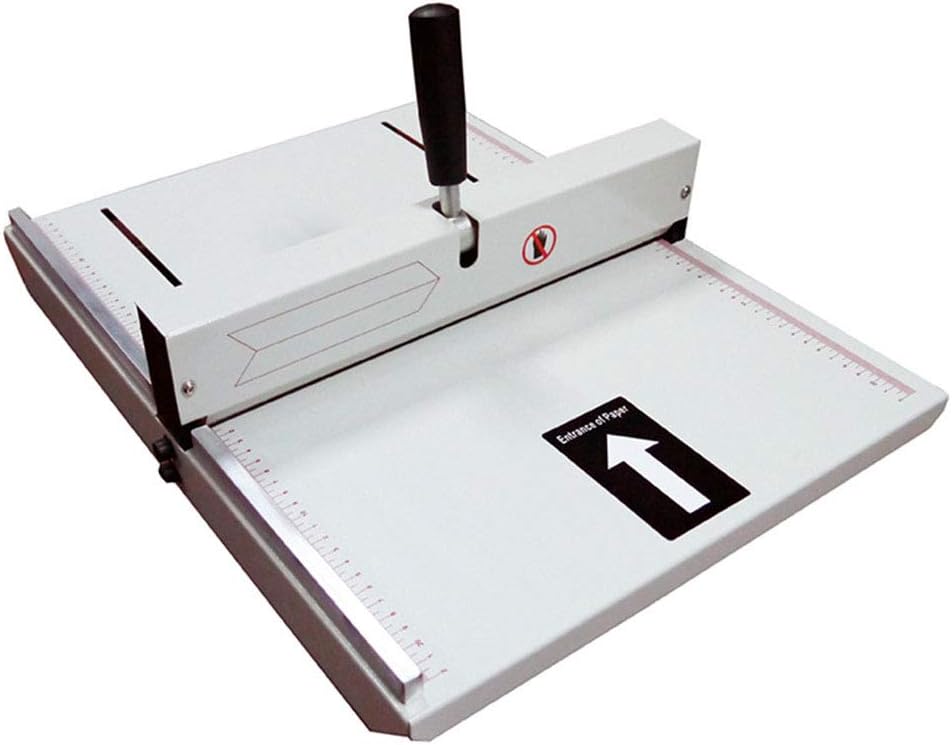 JiMany Manual Folding Machine A3 A4 : Suitable for 350Mm 480Mm Collapsible Paper Business Cards, High Gloss, Heavy Metal Presses,A3