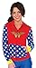 Rubie's DC Superheroes Wonder Woman Adult Zip Up Hoodie Sweatshirt