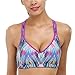 CharmLeaks Women's strappy bra workout bra top workout clothes workout tanks sports bra,Pur Chic,Medium