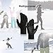 TRENDOUX Winter Touchscreen Driving Gloves - Thermal Liners, Elastic Cuffs - Soft Knit Material - Cold Weather - Black, XL