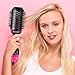Hair Dryer Brush, IKEDON Dry, Straighten & Curl One Step Hair Dryers with Negative Ion for Reducing Frizz and Static
