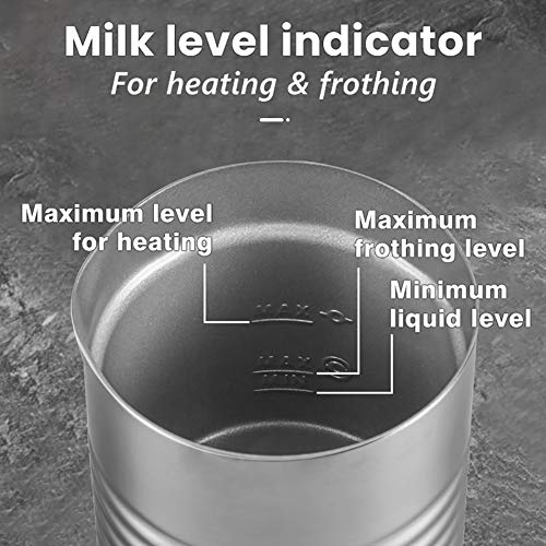 XIAOFEI Elektrisch Flüssigkeit Heizung Milchaufschäumer Heiß Oder Kalt Milch Funktionalität Zum Sicher Operation… – Bild 7