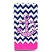 iPhone 6 Plus Case, [ Anchor Design ] JCmax Flip PU Leather Wallet Case with Stand Function and Card Slots for Apple iPhone 6 Plus (5.5 inch)-Bouns with ONE Screen Flim and ONE Responsive Stylus Pen - Blue