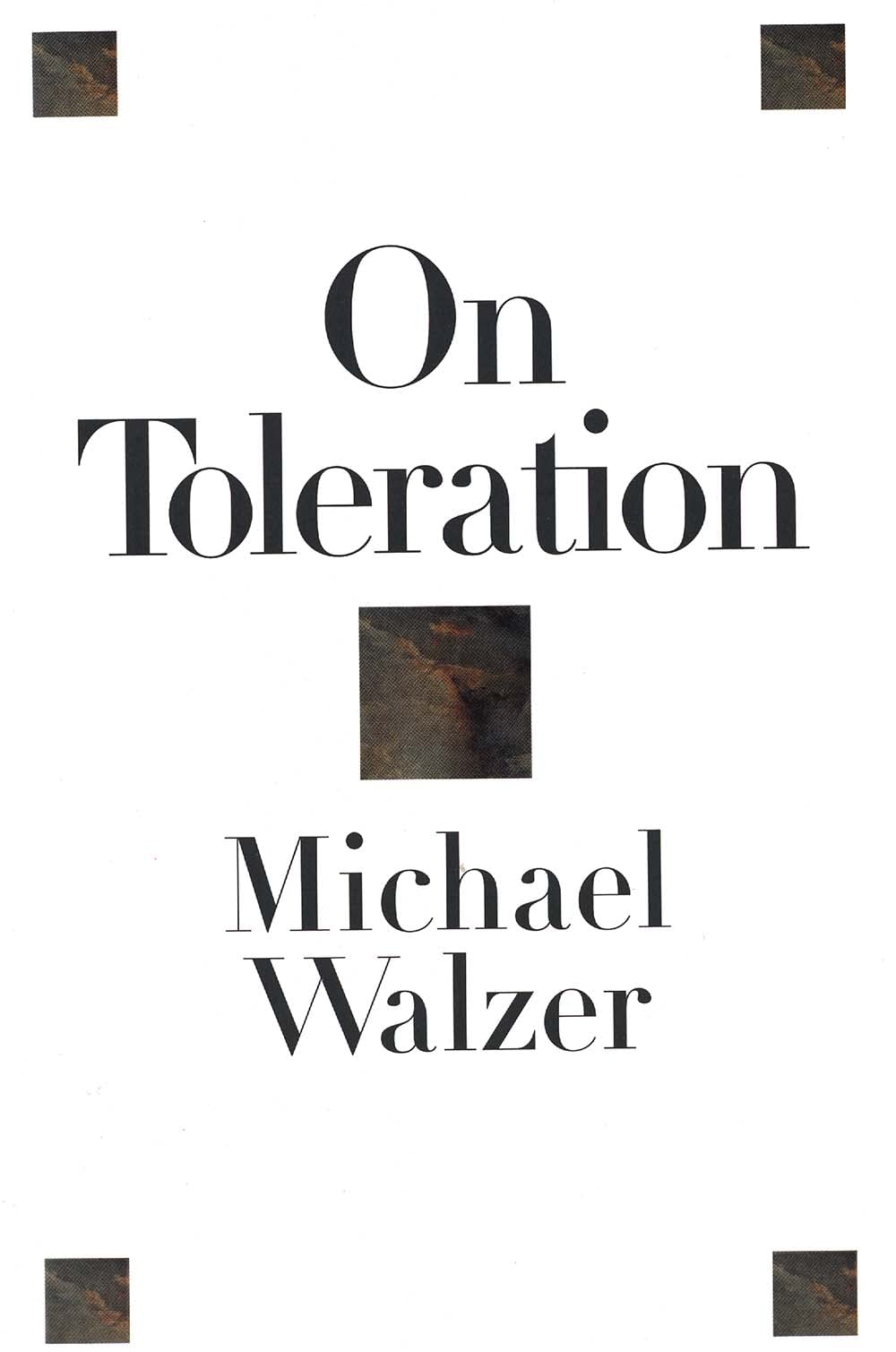 Photo 1 of On Toleration (Castle Lecture Series)