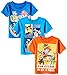 Paw Patrol Little Boys' Toddler 3-Pack T-Shirts, Multi Colored, 2T