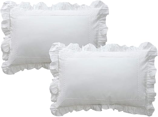 Amazon Com Tealp Decorative Pillow Rustic Farmhouse Lace Shabby
