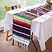 Xplanet Mexican Table Runner 14 x 84 inch Colorful Striped Mexican Serape Blanket Party Wedding Decorations Fringe Cotton Table Runner