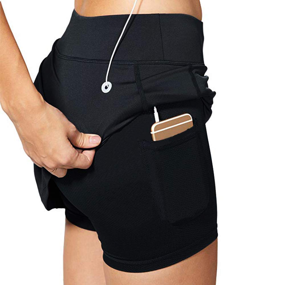Women's Active Athletic Anytime Skorts with Underneath Shorts Lightweight Quick Dry Workout Skirt with Pocket Women's Active Athletic Anytime Skorts with Underneath Shorts Lightweight Quick Dry Workout Skirt with Pocket
