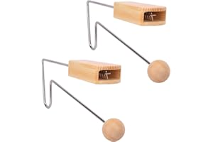 NYGHMY 2 Pcs Vibra-Slap Percussion Instruments, Latin Hand Percussion Instrument, Easy to Handheld Rattling Sound Effect for 