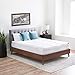 LUCID Ultra Plush 3 Inch Down Alternative Fiber Bed Mattress Topper - Allergen Free Pillow Top - Soft and Breathable Cotton Percale Cover - Queen Size , White