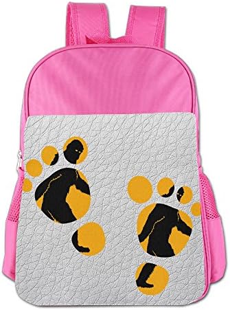 Cool Orange Big Foot Casual Backpacks Teen Girls&amp;Boys School Bags
