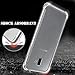 ZeKing Galaxy J6 Plus Case, Crystal Clear Soft Silicone TPU with Four Corner Bumper Protective Case Cover for Samsung Galaxy J6 Plus (Transparent)