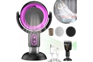EVARISY Puffhide Purifier - Smoke Eliminator & Fan for Smoking Indoors, Purple-Charge (Purple-Charge)