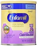 Enfamil Gentlease Milk-Based Infant Formula, Powder, 12.4 oz (Pack of 6)